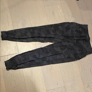Lululemon Black Camouflage Joggers